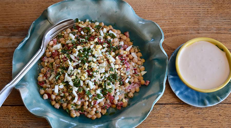 Garbanzos con salsa andaluza